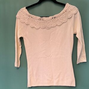 Joseph A. White Off-the-Shoulder Sweater